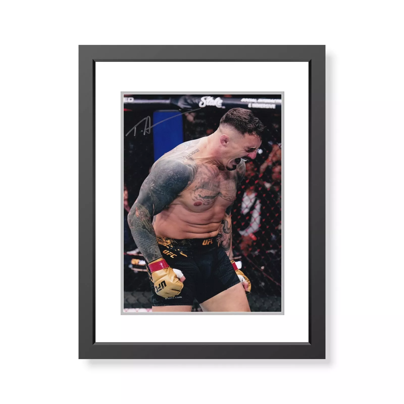 Tom Aspinall Signed UFC Photo: Fight Celebration