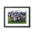 This is a stunning 12x8 framed photograph signed by Leeds United's 1992 championship winning squad.