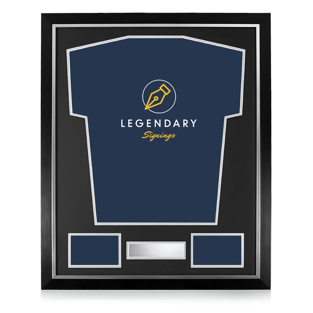 We offer a professional framing service on all signed shirts.